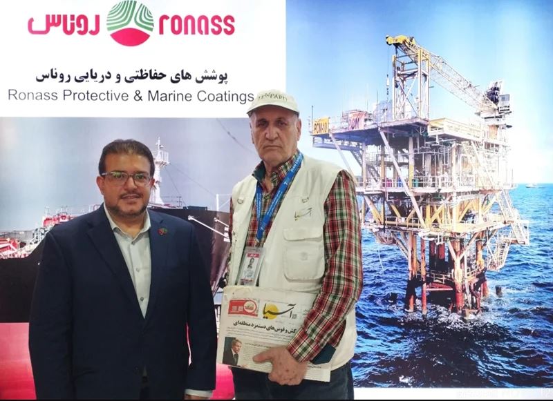 گفتگوی روزنامه آسیا با جناب آقای مهندس شهاب حسینی مدیریت محترم شرکت تولیدی و شیمیایی روناس